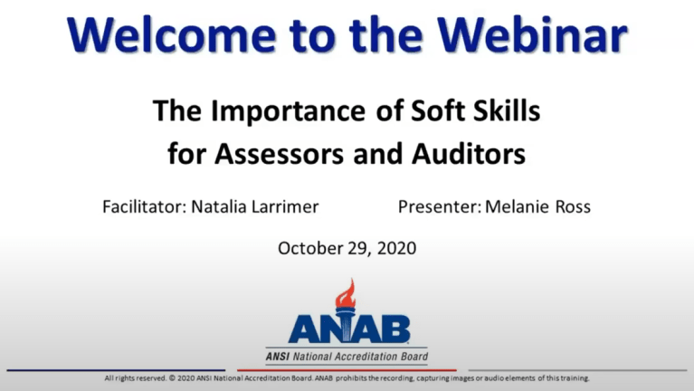 The Importance of Soft Skills for Assessors and Auditors