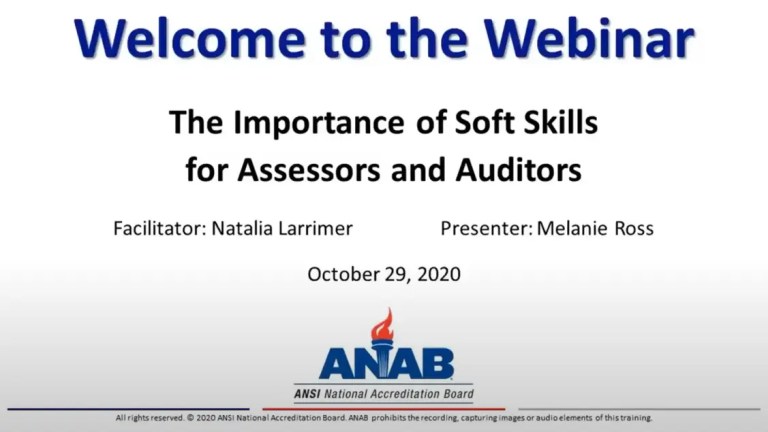 The Importance of Soft Skills for Assessors and Auditors