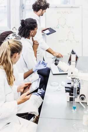 data compilations in a laboratory