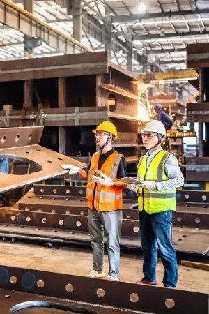 inspection in a factory for product manufacturing.