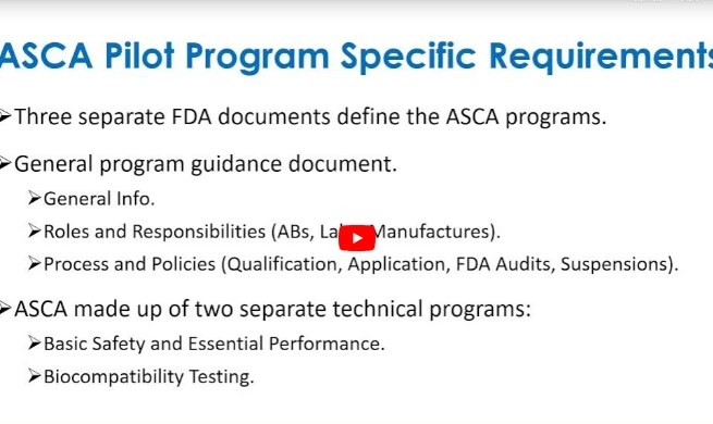 Understanding the FDA ASCA Program