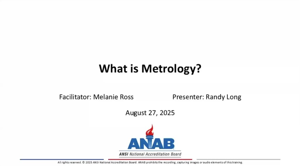 What is Metrology Webinar
