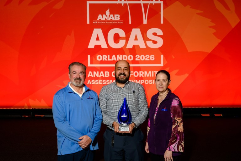 ANAB Announces Ninth Annual Terry Burgess Assessor of the Year Award Recipient