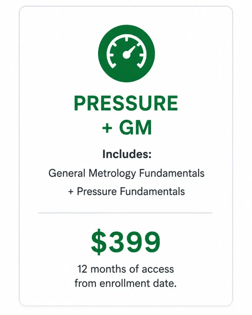 Sine Pressure and General Metrology