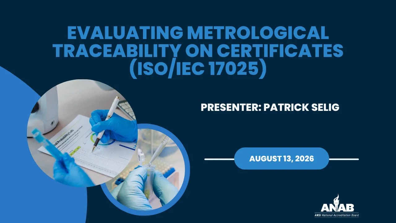 Evaluating Metrological Traceability on Certificates (ISO/IEC 17025)